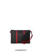 Sprayground Pochette Uomo Nero Raceway 3 Cross Clutch 910B6473NSZ - Stilato