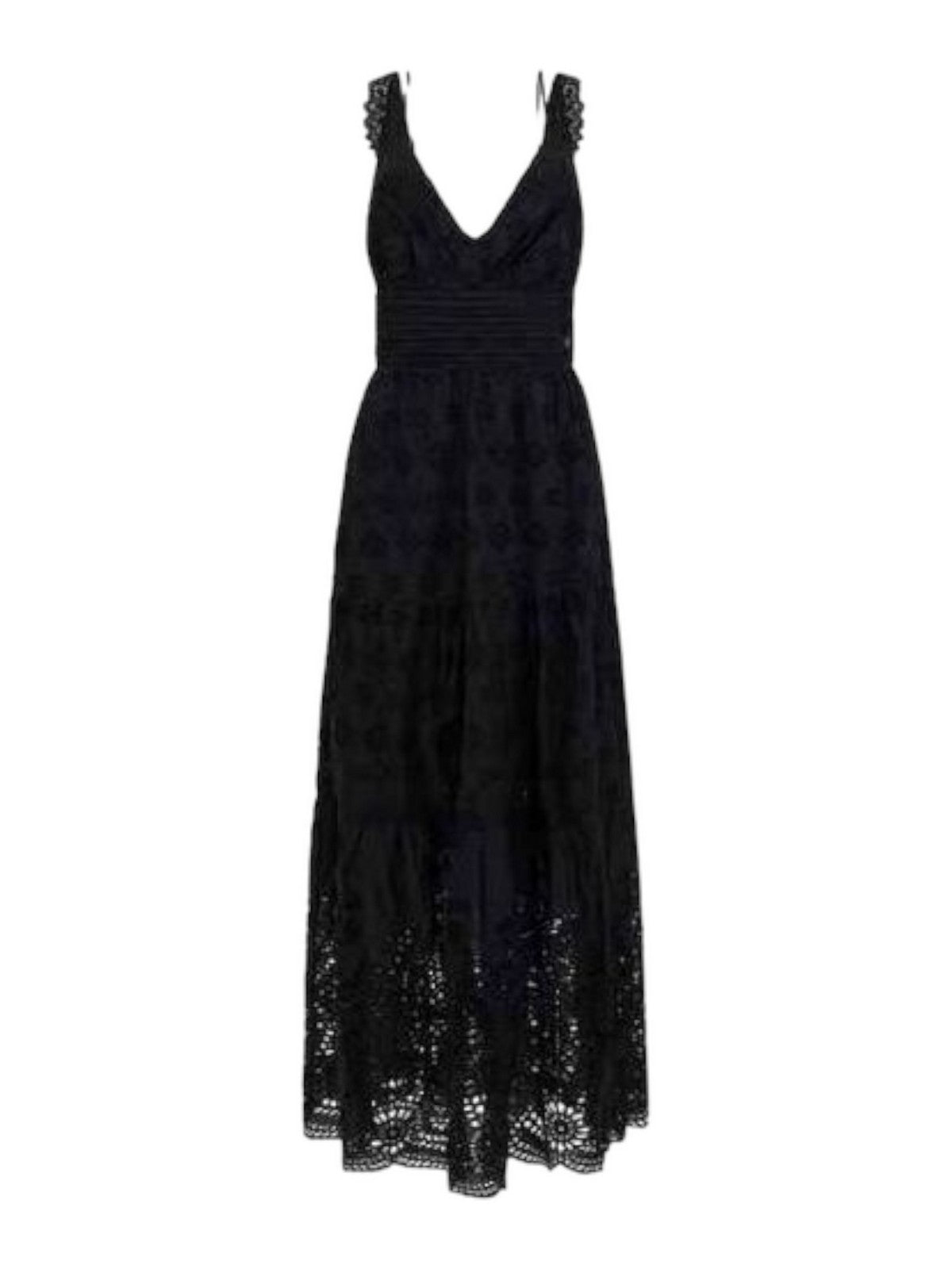 GUESS Abito Donna Sl Palma Long Dress W4GK46 WG571 JBLK Nero - Stilato