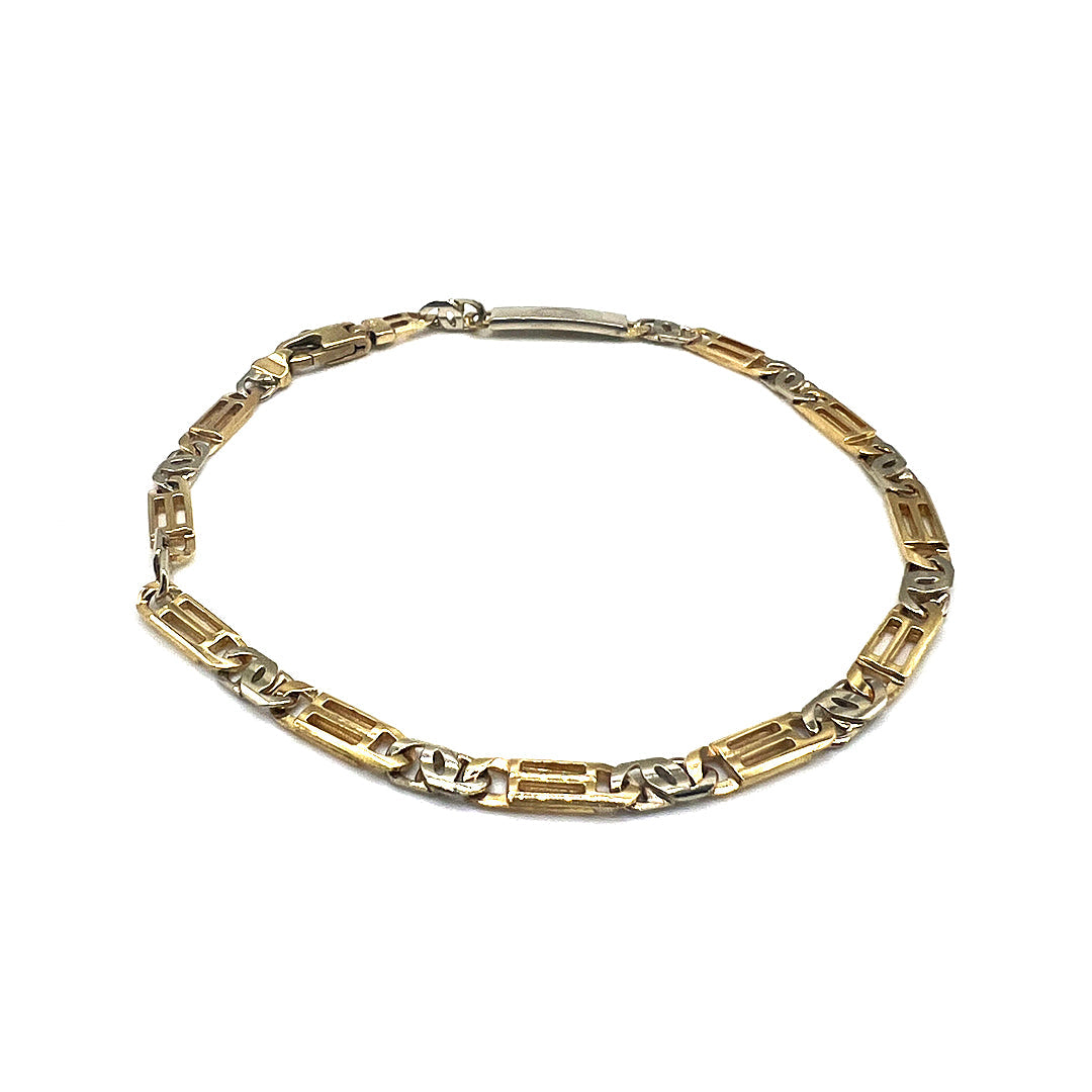 Bracciale Oro Giallo Uomo Gold House De Patto by Unoaerre - 1H - Stilato