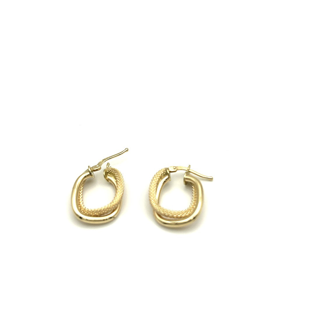 Orecchini Oro Giallo 18k Gold House De Patto OR21 - Stilato