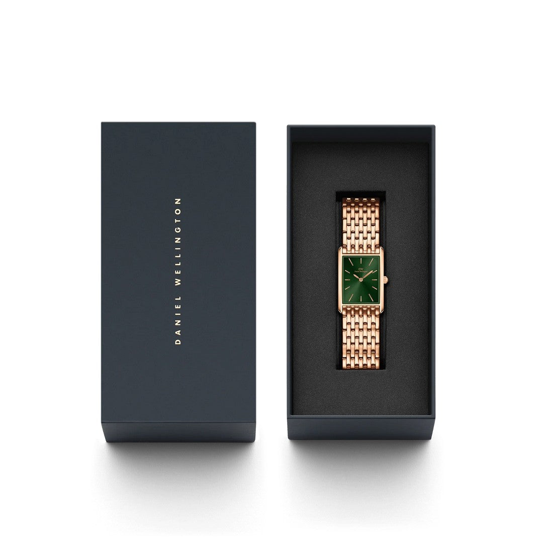 Orologio Donna Daniel Wellington Bound 9 Link Emerald Sunray - DW00100704 - Stilato