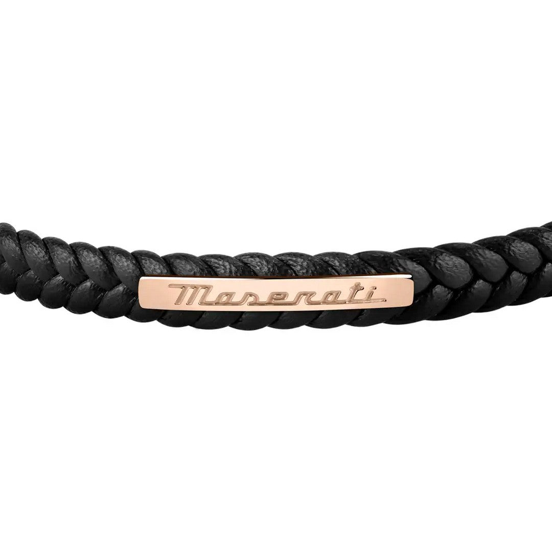 Bracciale Uomo Maserati J Br.Rg&Bk Recy.Leather - JM222AVE01 - Stilato