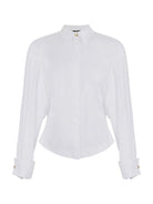 ELISABETTA FRANCHI Camicia Donna CA01741E2 100 Bianco - Stilato