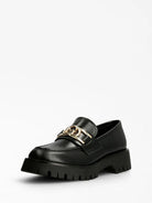 Mocassino Guess Donna Nero In Pelle - Ilary FL7ILR LEA14 BLA - Stilato