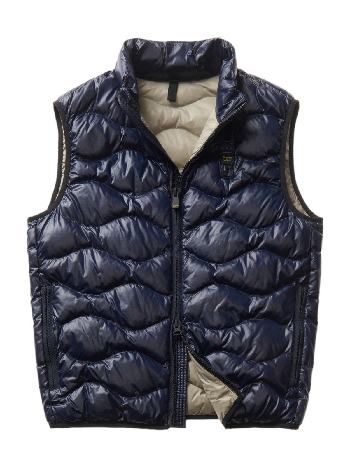 BLAUER Gilet Uomo 24SBLUX02058 005958 888 Blu - Stilato