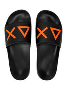 SUN68 Ciabatta Uomo Slippers Logo X34103 11 Nero - Stilato