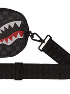 Sprayground Tracolla Nera Uomo Drip Check Shark Sling 910B6569NSZ - Stilato