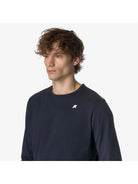 K-WAY T-Shirt e Polo Uomo ELMER JS PEACH K8136DW K89 Blu - Stilato