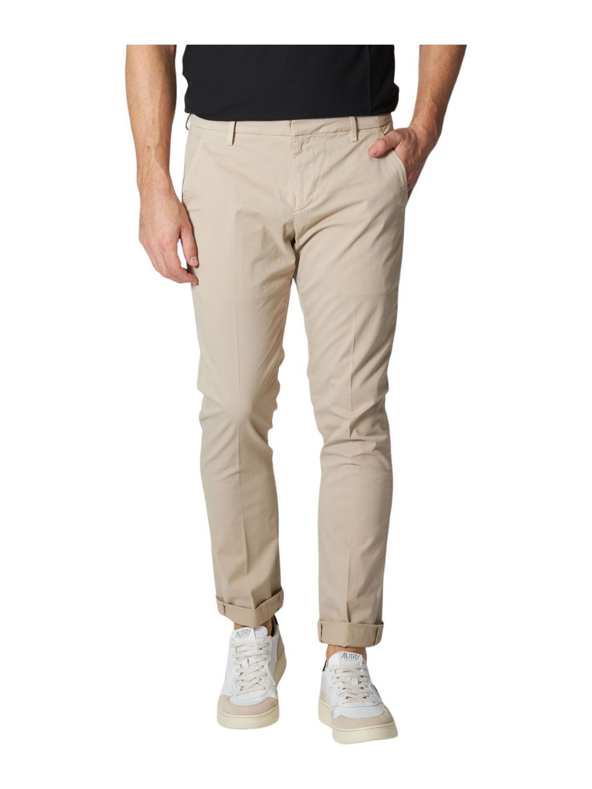 DONDUP Pantalone Uomo Gaubert UP235 GSE046U PTD 018 Beige - Stilato