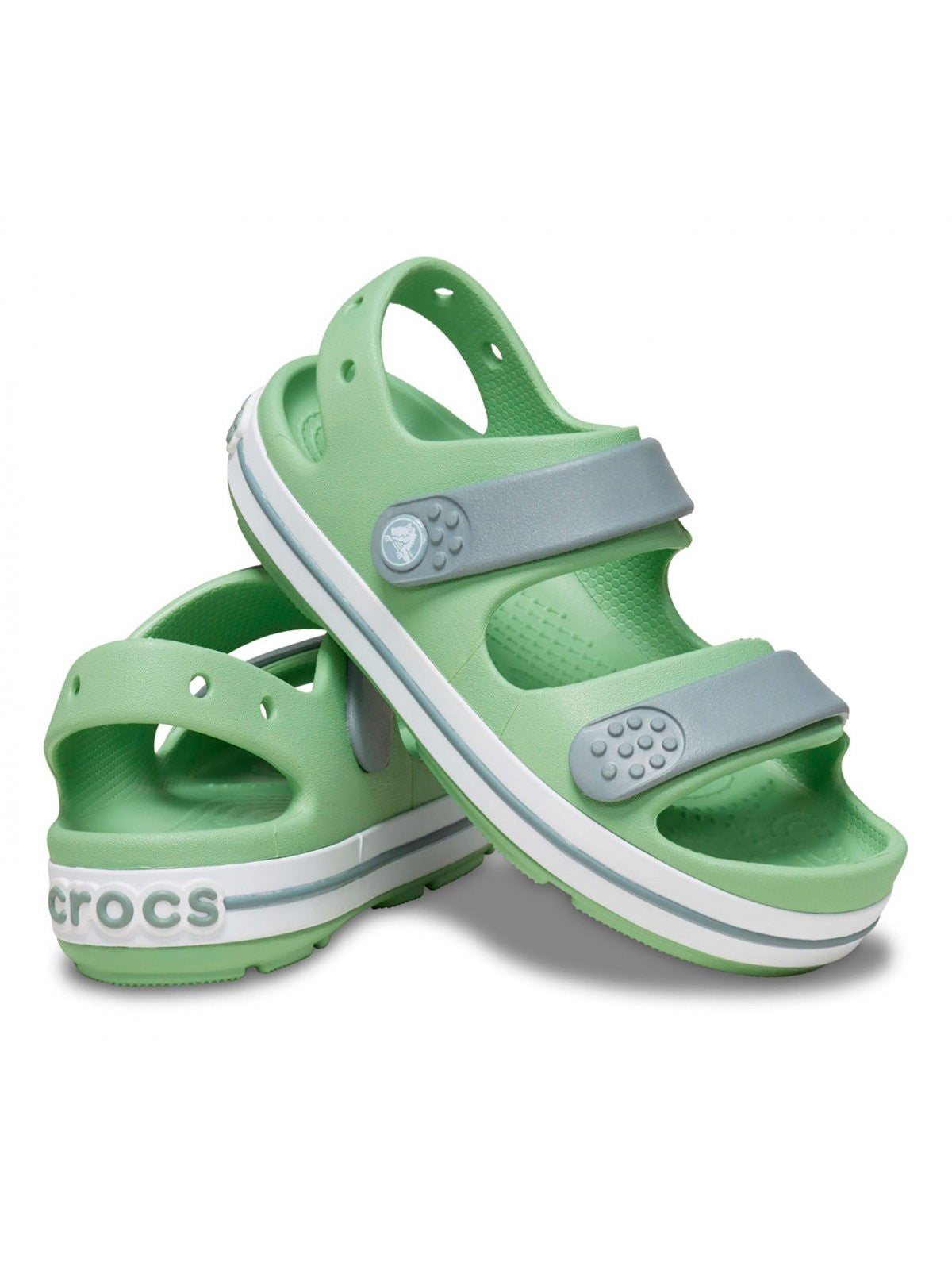 CROCS Sandalo Bambini e ragazzi Crocband Cruiser Sandal T 209424 3WD Verde - Stilato