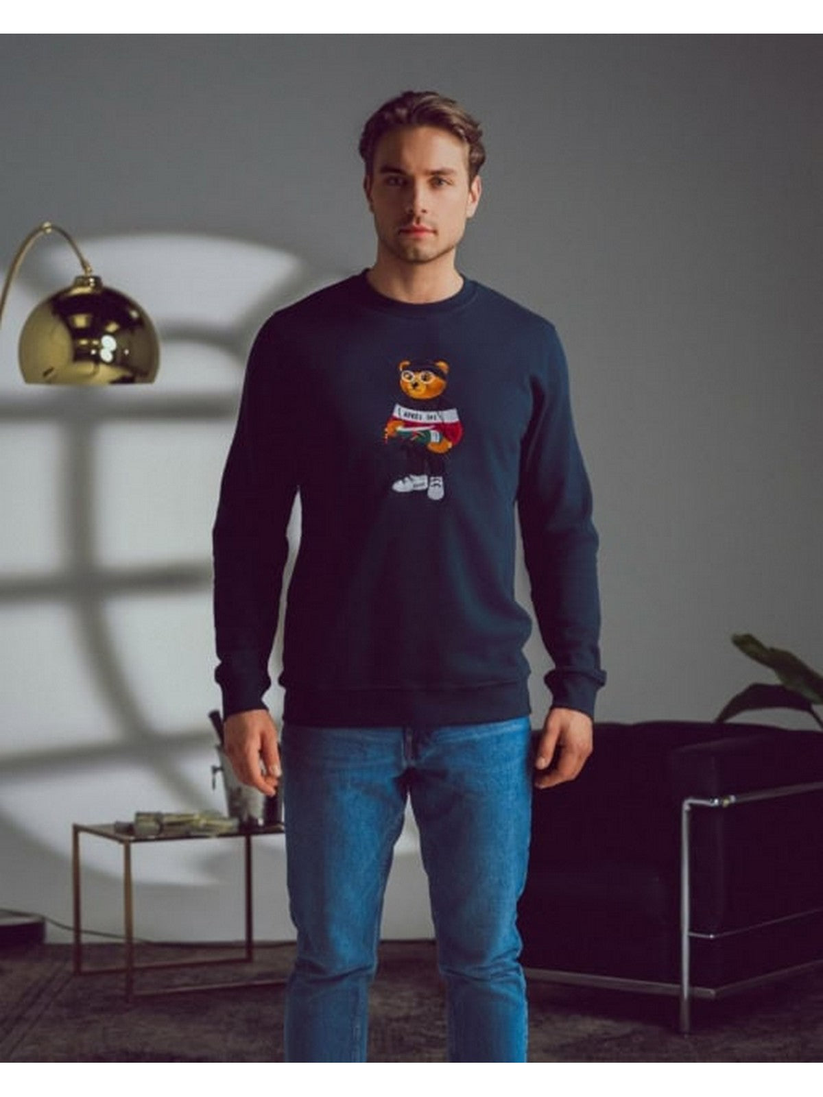 Baron Filou Felpa Blu Uomo Pullover Filou CV - Stilato