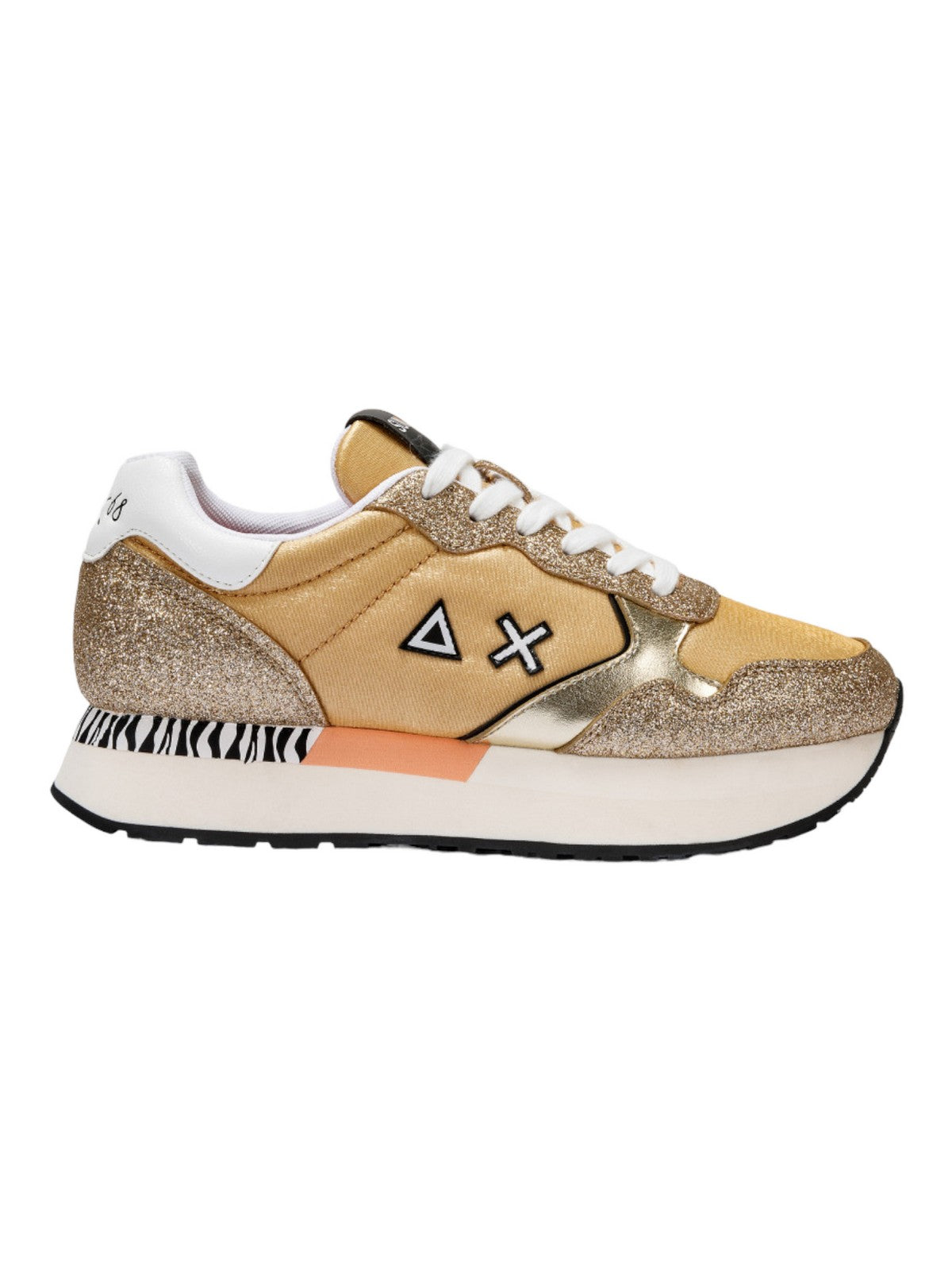 SUN68 Sneaker Donna Kelly glitter Z33222 43 Oro - Stilato