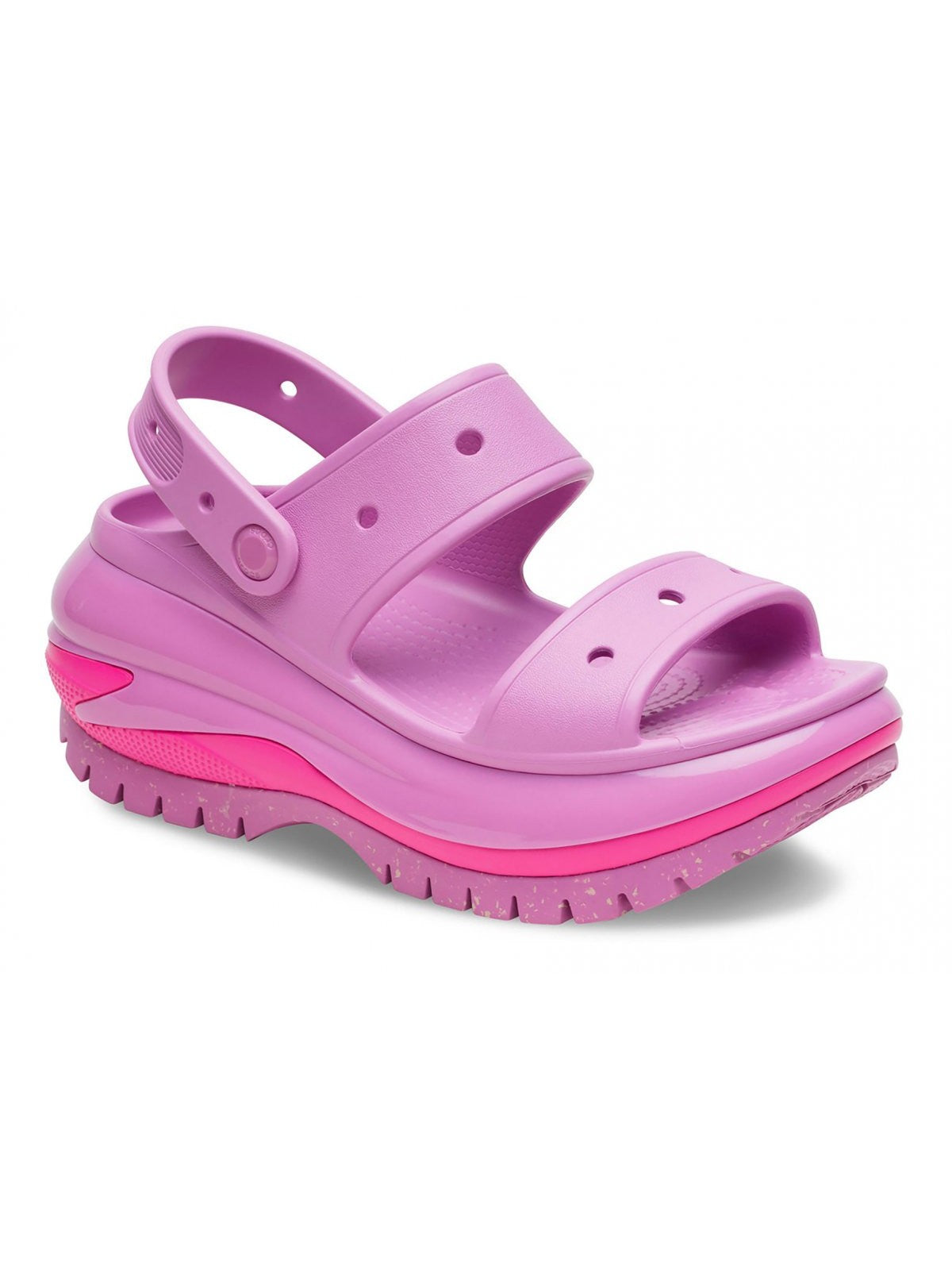 CROCS Sandalo Donna Classic Mega Crush Sandal W 207989 6WQ Rosa - Stilato