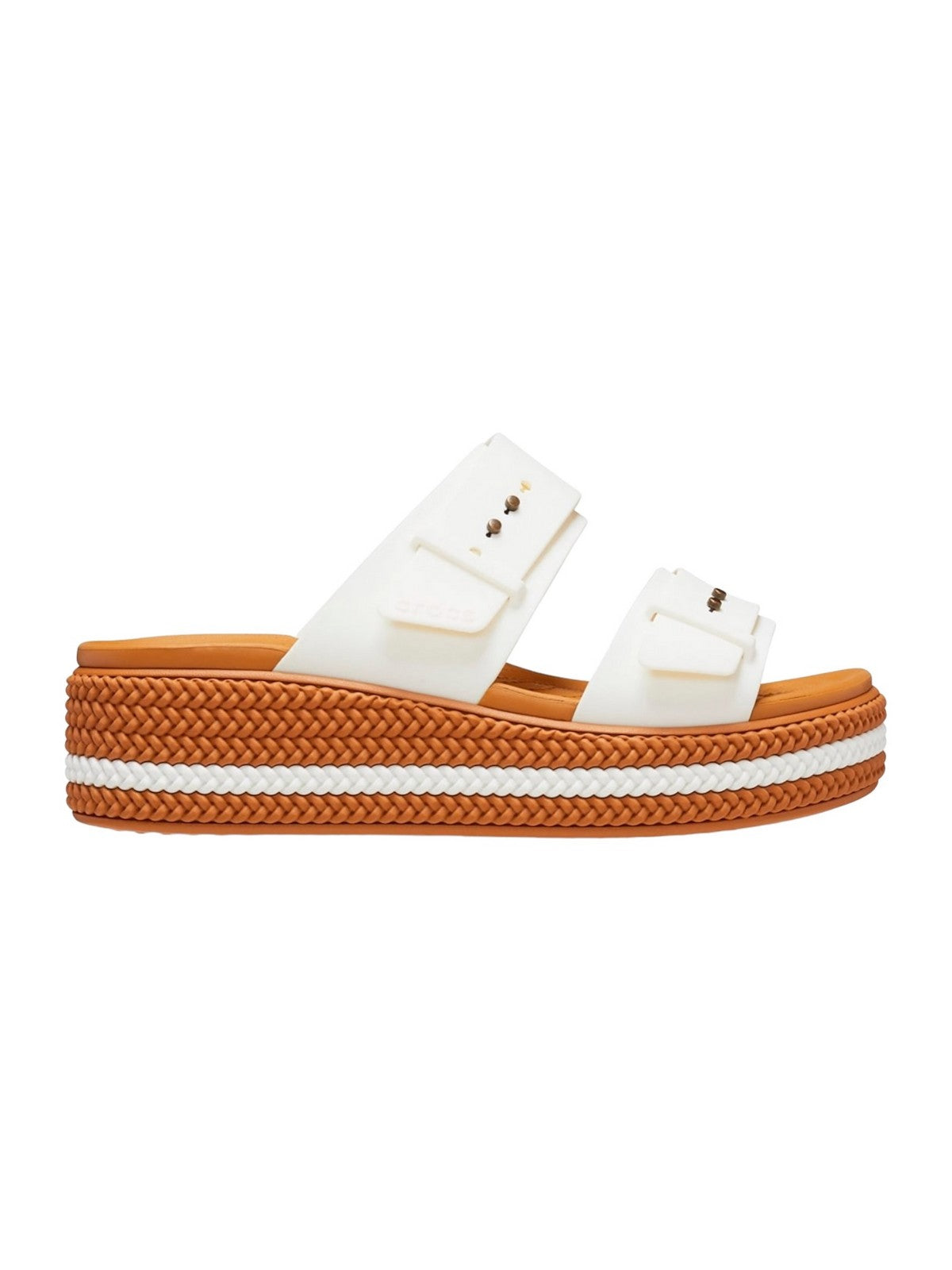 CROCS Sandalo Donna Brooklyn Woven Buckle W 209978 0WV Bianco - Stilato