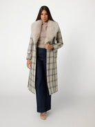 MARCIANO Cappotto Donna Charlize Plaid Coat 4BGL25 7198A F148 Rosa - Stilato