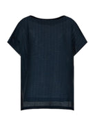 EMPORIO ARMANI Top Donna E3NK1D F9912 927 Blu - Stilato