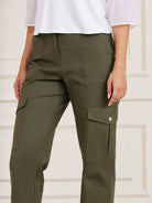 MARCIANO Pantalone Donna Alice Cargo Pant 4YGB16 7124A G8F6 Verde - Stilato