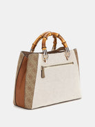 GUESS Borsa Donna Canvas Ii Small Tote HWAG93 37060 NLL Marrone - Stilato