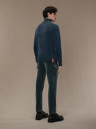 RRD Maglione dolcevita Uomo VELVET TURTLENECK KNIT W24133 62 Blu - Stilato